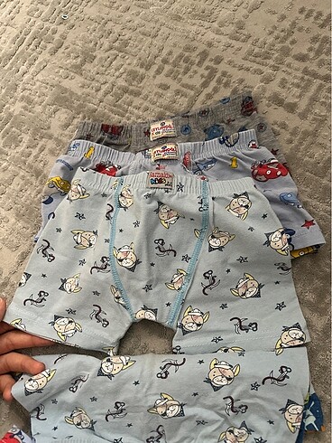 4 Yaş Beden 7li boxer