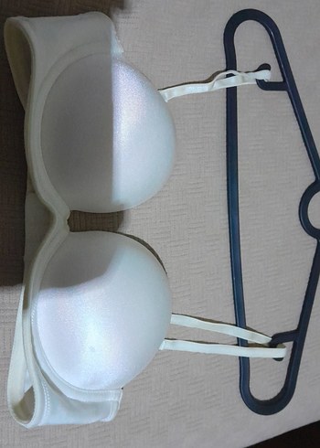 Beyaz Minimalist Destekli Sütyen 75 beden - Görsel 4