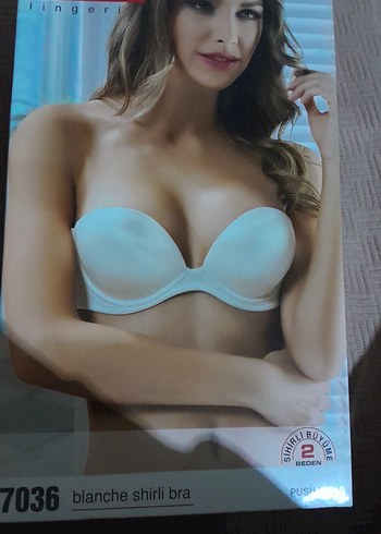 Beyaz Minimalist Destekli Sütyen 75 beden - Görsel 3