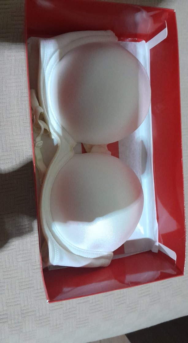 Beyaz Minimalist Destekli Sütyen 75 beden - Görsel 2