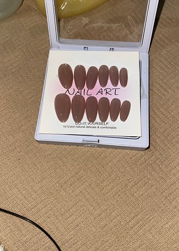 kedi gözü pembe tırnak seti nails - Görsel 3