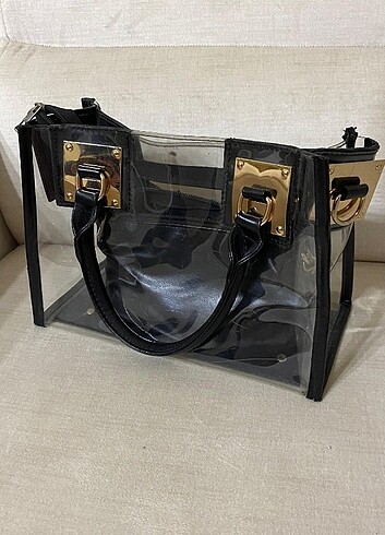 Twist Şeffaf Crossbody El Çantaları, 