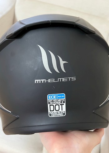 MT Helmets Revenge2 Mat Siyah Motorcu Kaskı - Görsel 9