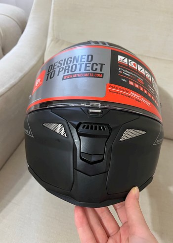 MT Helmets Revenge2 Mat Siyah Motorcu Kaskı - Görsel 11