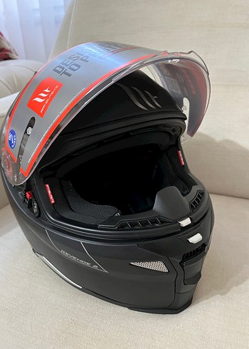 MT Helmets Revenge2 Mat Siyah Motorcu Kaskı - Görsel 16