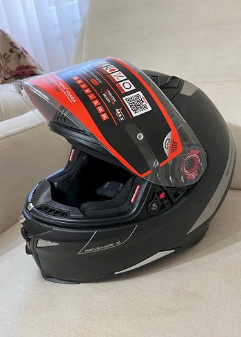 MT Helmets Revenge2 Mat Siyah Motorcu Kaskı - Görsel 15