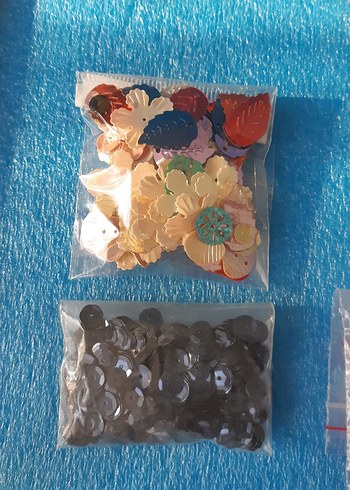  Beden çeşitli Renk pullar boncuk