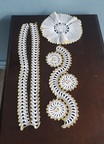 Havlu kenarı bardak altı dantel