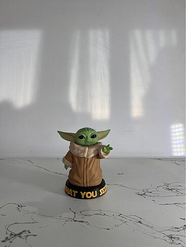 Baby Yoda-Starwars-Figür-10cm- vernikli boya atmaz