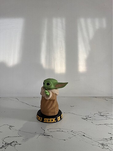 Baby Yoda-Starwars-Figür-10cm- vernikli boya atmaz