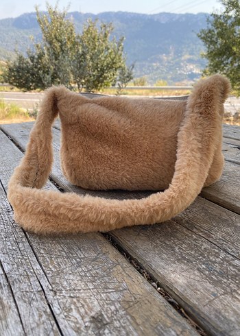 Peluş Kadın Omuz Çantası