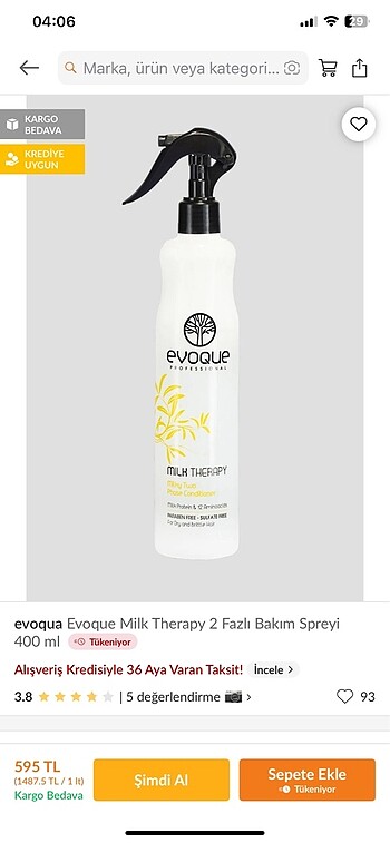 Evoque milk therapy - Görsel 6