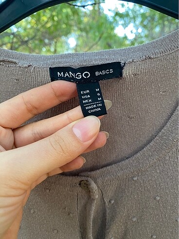 m Beden gri Renk Mango ince triko ceket