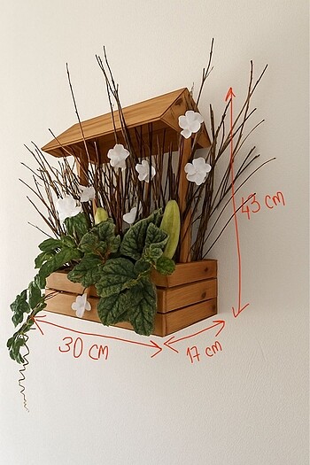 Zara Home Ahşap dekoratif duvar süsü