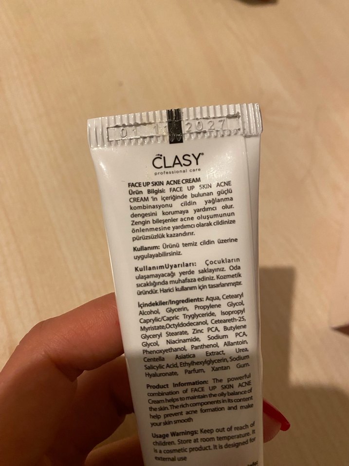 CLASY sivilce kremi 40 ml - Görsel 4