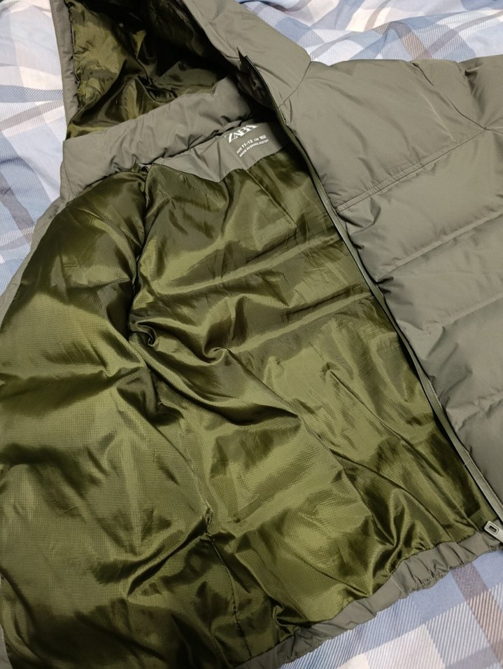 Zara sıfır ayarında haki mont - Görsel 2