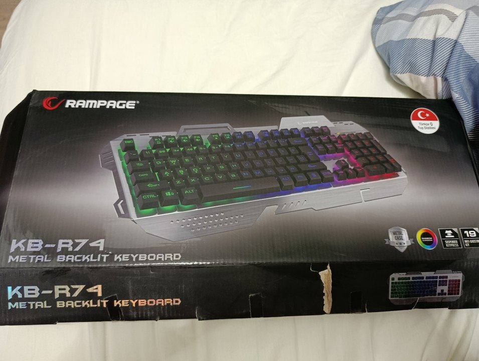 RAMPAGE KB-R74 Tertemiz Klavye - Görsel 5