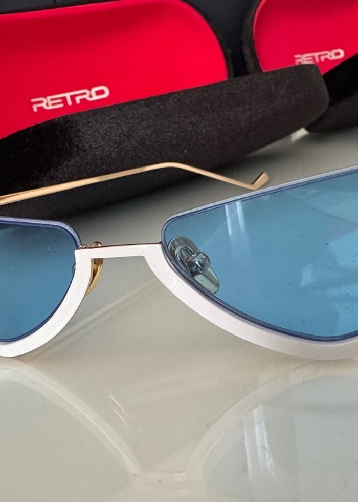 Retro marka kadın güneş gözlüğü - Görsel 3