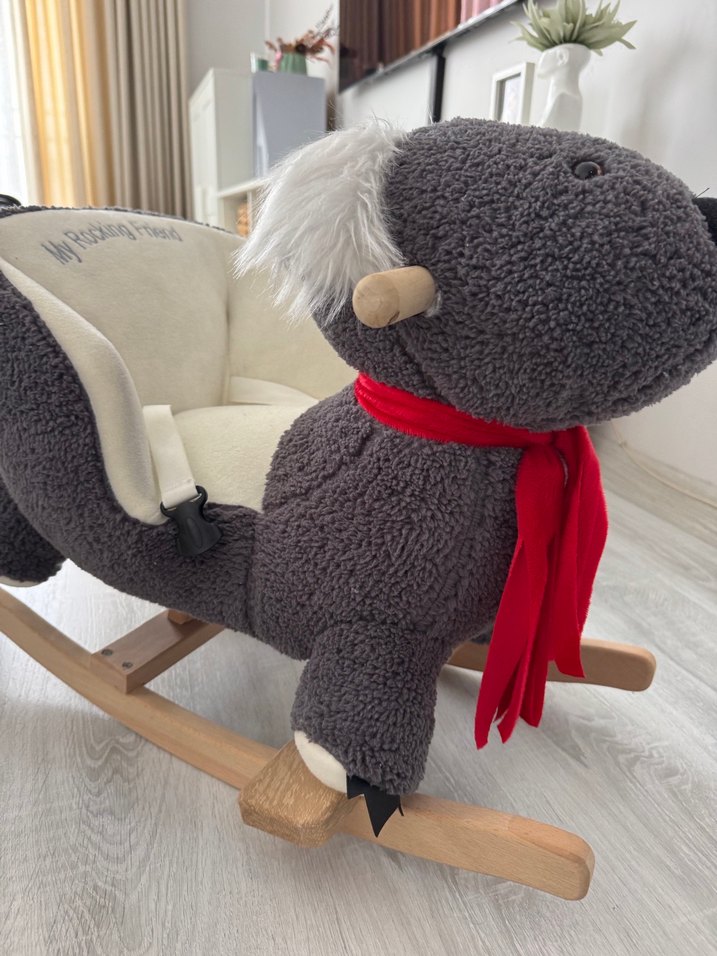 Gri Peluş Koala Sallanan Oyuncak - Görsel 3