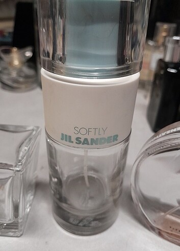 Jil Sander jill sander sensatinal ve softly parfüm sisesi
