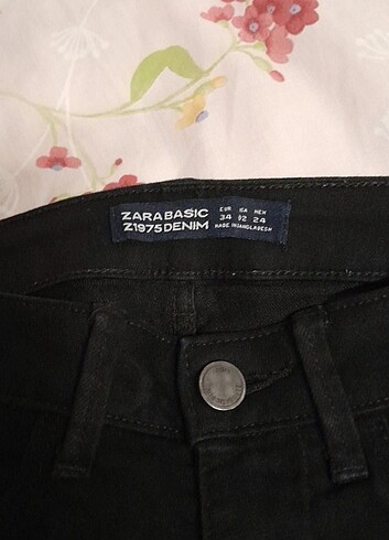 34 Beden zara dar kot pantolon