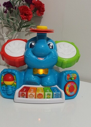 Baby Clementoni Eğitici Müzisyen Fil Türkçe İngilizce 
