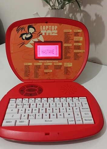 TAZ Işıklı Ekranlı Eğitici Laptop Türkçe İngilizce 
