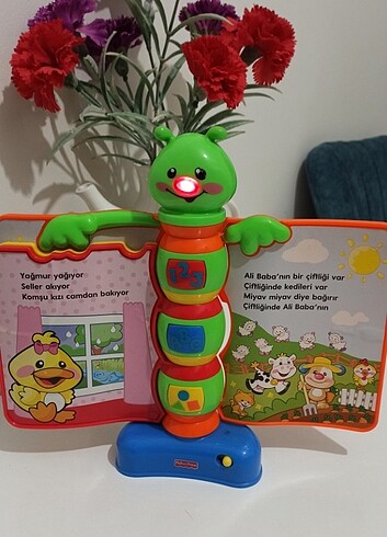  Beden Renk Fisher-Price Eğitici Masalcı Tırtıl Türkçe 