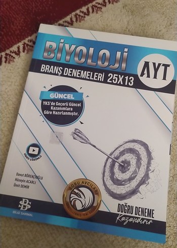 AYT Biyoloji Branş Denemeleri Kitabı