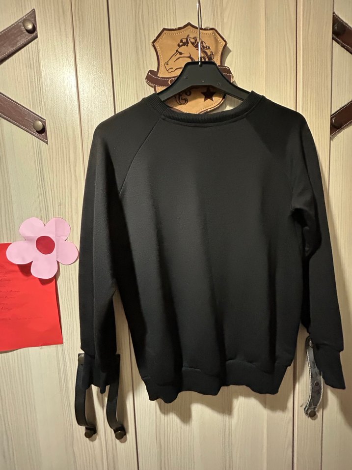 Siyah Kadın Spor Kumaş Pantolon - Görsel 4