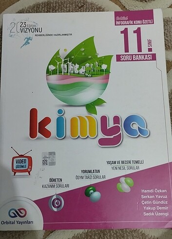 11. Sınıf Kimya orbital yayınları