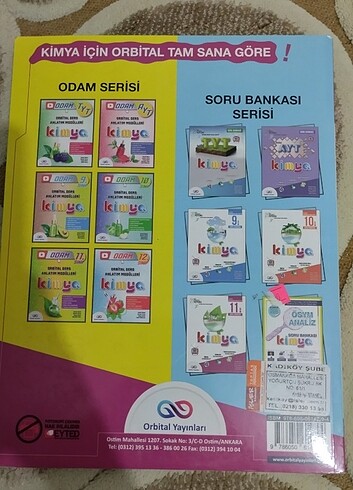 11. Sınıf Kimya orbital yayınları