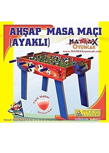 Beden Renkli Ayaklı Langırt Masası