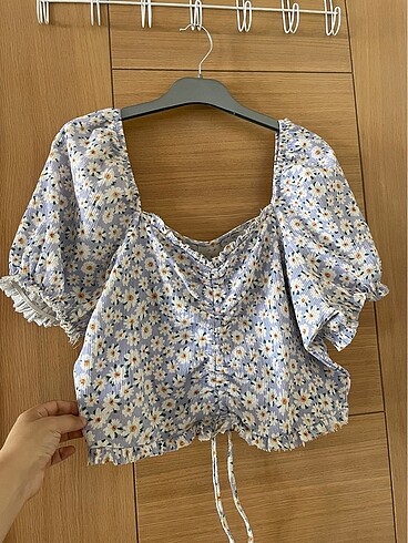 Kadın çiçekli bluz - Görsel 2