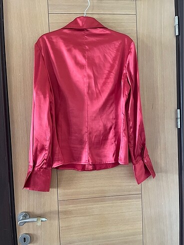 Kadın saten gömlek - Görsel 3