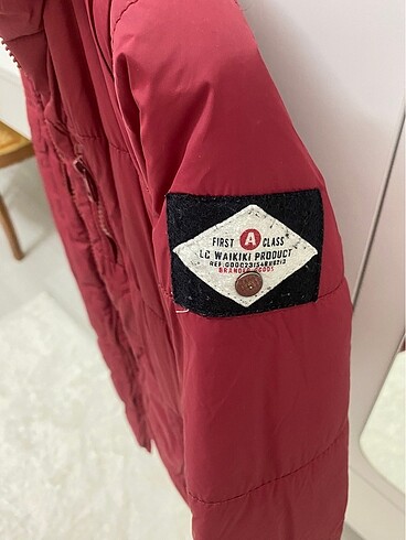 9 Yaş Beden bordo Renk Erkek çocuk mont
