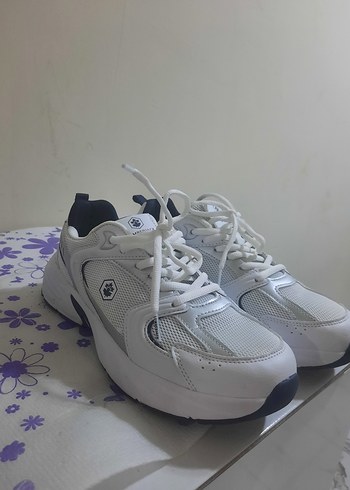 39 Beden beyaz Renk lumberjack kadın beyaz sneaker