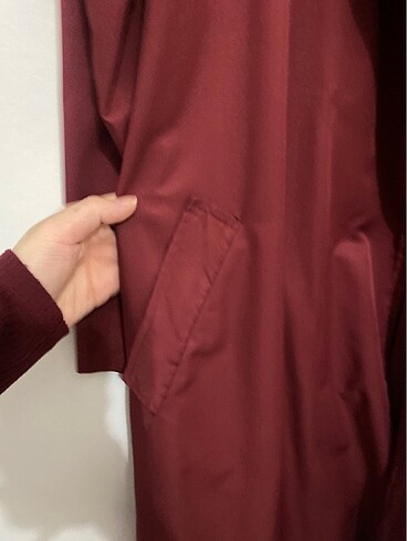 m Beden bordo Renk Bordo trençkot