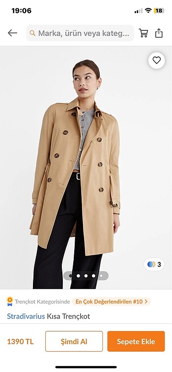 Stradivarius Trençkot