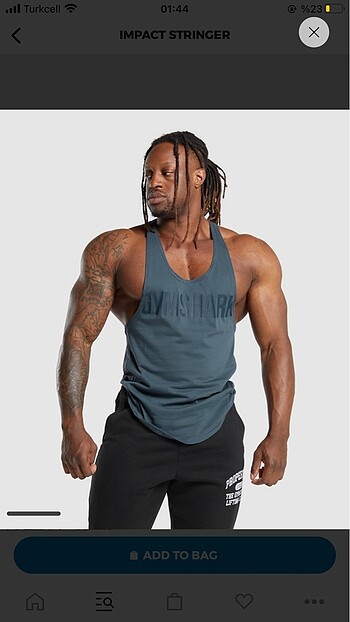 gymshark spor atlet tshirt