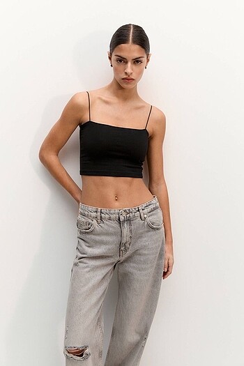 Urban Outfitters y2k urban crop askılı üst