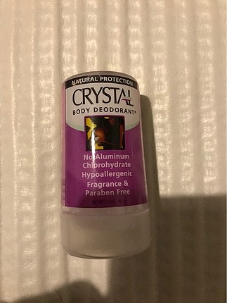 Crystal deodorant ve pastel ruj