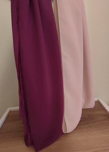 Bordo ve Krem Kadın Şal - Görsel 4