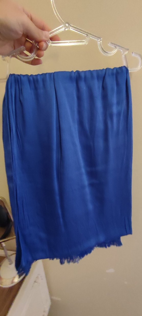 Kadın Mavi Bohem Tarzı Şal 2 adet - Görsel 3