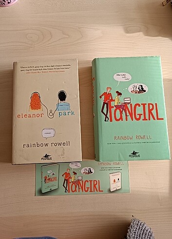 Eleanor & park ve fangirl kitabı (YAZI VS YOK HASARSIZ)