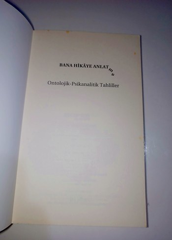 Beden Bana Hikâye Anlat - Ontolojik Psikanalitik Tahliller