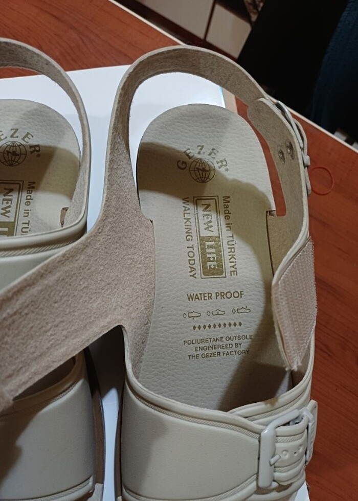 Gezer marka sıfır ürün sandalet. - Görsel 3