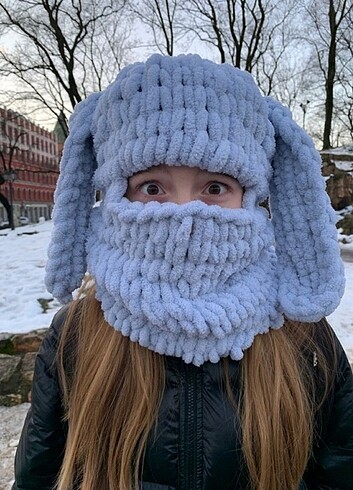 Kullaklı puffy 