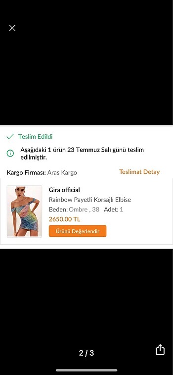 38 Beden Gira elbise