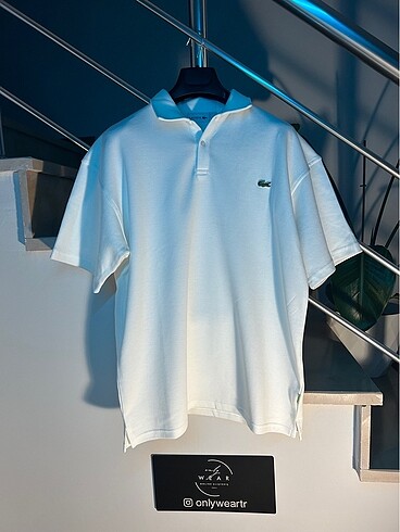 Beyaz Polo Yaka Lacoste T-shirt